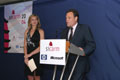 D. Carlos Santamara de HP presentando a Toni Meca