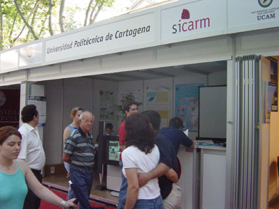 Stand de la Universidad Politcnica de Cartagena
