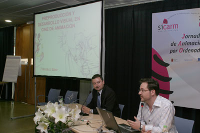 D. Francisco Saez profesor de la ECAM y dibujante Disney