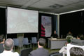 Toni Meca presentando La Finalizacin virtual de la Sagrada Familia